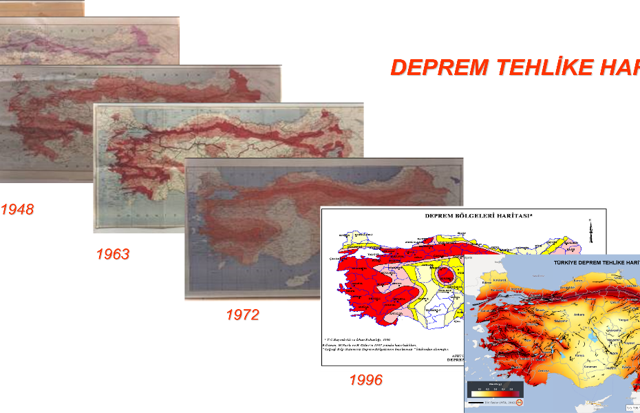 Türkiye deprem haritası