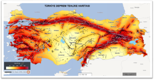 Türkiye deprem haritası